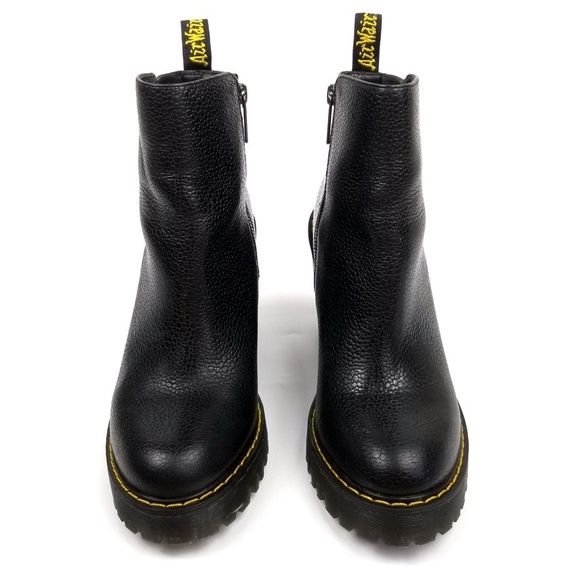 Dr. Martens Magdalena Leather Heeled Chelsea Boots - Picture 8 of 11